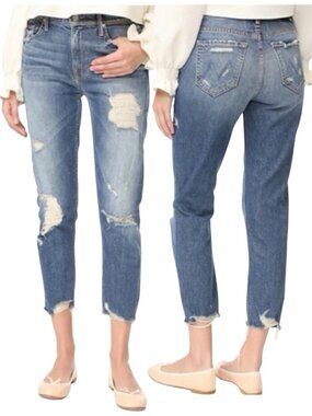 MOTHER The Sinner Jeans in Ice Cream You Scream Size 26